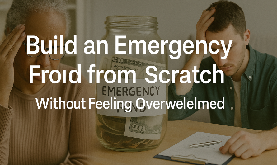 How to Build an Emergency Fund from Scratch Without Feeling Overwhelmed: A Realistic Guide for Beginners
